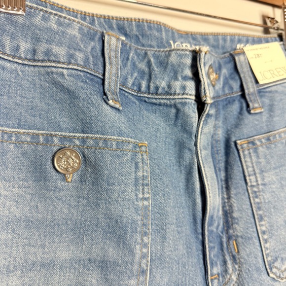 J.Crew High-rise Sailor denim trouser in 1996 semi-stretch 28T - Picture 7 of 8
